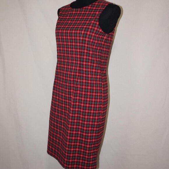 vintage plaid mini dress by L.A. Conduct - Picture 3 of 7